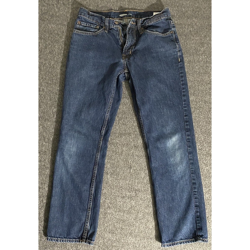 Old Navy Jeans Mens Straight Leg Blue Medium Wash Casual Denim Pants 30x30